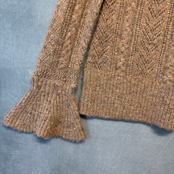 Willow & Clay Soft Knit Sweater Bell Sleeves Cottage Whimsy Fairy Goblincore - Picture 5 of 12